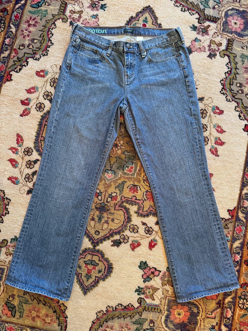 Vintage J. Crew 5-Pocket Bootcut Denim Jeans, Men's Size 32